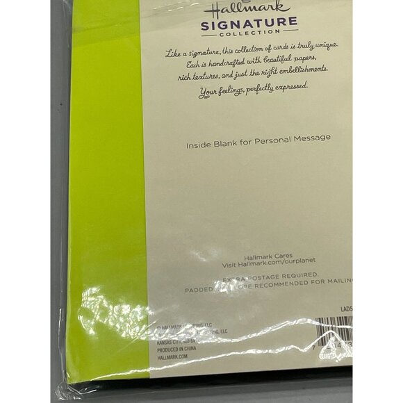 Hallmark signature collection blank for personal message envelope included READ - Picture 5 of 7